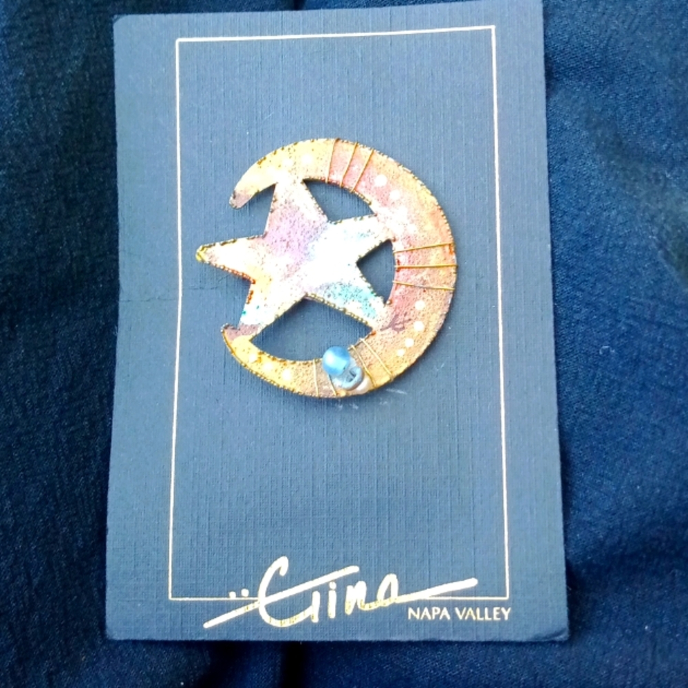 Gina Designs Napa Valley brooch